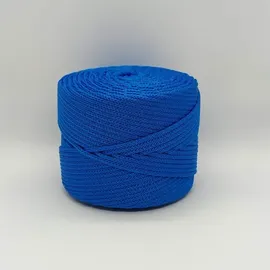 Вязаный шнур 3мм Голубой темный
